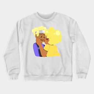 Paintbrush x Lightbulb humanized (Inanimate Insanity) Crewneck Sweatshirt